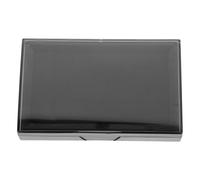 Artibetter Tampon Encreur Noir en Plastique, Surface Lisse et Réutilisable, pour Usage Financier et Scolaire, Style Rétro Chinois Simple et Élégant