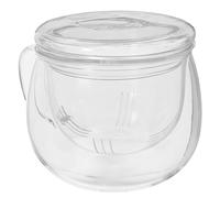Artibetter Tasse à Thé Verre Borosilicate avec Infuseur Fin Résistante Chaleur Poignée Anti-brûlure pour Maison et Bureau