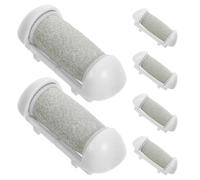 Artibetter Têtes de Remplacement pour Éliminer Callosités et Peaux Mortes Efficacement 6pcs Compatible Universellement pour Ponceuse à Pied Électrique en Plastique