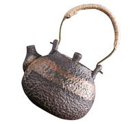 ARTIBETTER Théière Vintage 220ml en Céramique Ancienne Infuseur Intégré, Pot à Thé en Grès Artisanal pour Maison et Bureau, Design Rétro Anti-chaleur, Accessoire Essentiel pour Amateurs