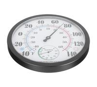 Artibetter Thermomètre D'ambiance Mural Multifonction en Abs pour Intérieur et Patio, Résistant à L'usure Finition Soignée, sans Pile et Démontable