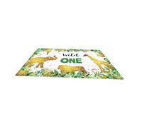 Artibetter Toile De Fond Anniversaire Jungle Thématique avec Animaux Décoration Photo pour Fête Pratique Et