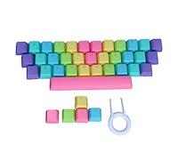 Artibetter Touches Pbt pour Clavier Protection Anti-Rayures Et Anti-poussière Design Arc-Ciel Lumineux Facile à Installer Et Retirer