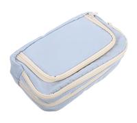 Artibetter Trousse à Crayons Design Spacieux Grosse Capacité en Polyester avec Trois Compartiments Séparés pour Étudiants et Artistes, pour Usage Scolaire et Domestique