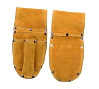 Artibetter Trousse à Outils Pratique en Cuir de Vachette Épais, Poches D'électricien de Construction en Haute Altitude, Ferme et Facile à Nettoyer, pour Fête des Pères