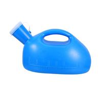 Artibetter Urinoir Réutilisable pour Hommes en Plastique Bleu 3000ml avec Design Humain Portable, Grosse Capacité et Facile à Nettoyer pour Usage Hospitalier et Nocturne