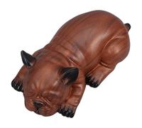 Artibetter Urne funéraire en résine pour Chien - Figurine commémorative de Chien endormi - Cadeau de condoléances et Souvenir pour Les propriétaires d'animaux endeuillés Suite à la Perte