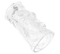 Artibetter Verre à Cocktails Tiki Crâne 450ml en Verre Forme Unique et Élégante, Finition Soignée, pour Bar et Fête Hawaïenne