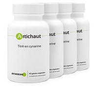 ARTICHAUT * PACK 3+1 GRATUIT * 400 mg / 240 gélules * Titré à 5% min en cynarine * Cardiovasculaire, Carences, Cerveau, Digestion