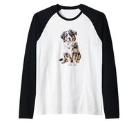 Article d'amant de Berger Australien pour Les Fans de Chiens Manche Raglan