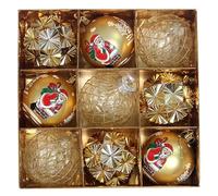 Article de décoration d'intérieur pour la maison, décorations de sapin de Noël, organisateur d'événements (doré, A)