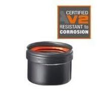 Article pour conduit de fumée, ligne Pellet Superior : bouchon aveugle pour raccord en forme de T, ø 80 mm, noir