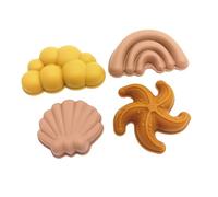 Articles d'activité en silicone robuste pour les petites entités Idéal pour le bain et les jeux en plein air Poupées de sable