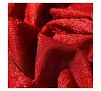 Articles de décoration de mariage romantique, déco Rideau de gaze de couleur, artisanat de bricolage, processus de fabrication de bijoux en perles, embellissement(Red)