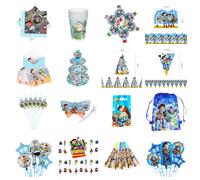 Articles de fête d'anniversaire pour enfants sur le thème de Disney Toy Story, assiettes en papier, serviettes en papier, nappe, décorations de fête sur le thème des jouets Spoon-6pcs