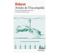 Articles de l'Encyclopédie - Denis Diderot - Gallimard - Poche - Roman