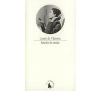 Articles de mode - Louise De Vilmorin - Le Promeneur - broché - Roman