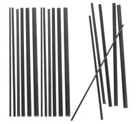 Articles de Pêche 18pcs en Fibre de Carbone pour Réparation de Canne | Outils de Réparation de Canne à Pêche, Connexion Stable, Restauration Rapide, pour Mer et Eau Salée