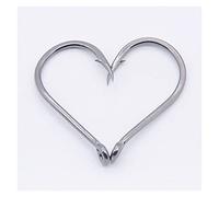 Articles De PêChe 50-400 PCS/Lot Crochet De Pêche Revêtu Acier Inoxydable À Haut Carbone avec Poulpe Part Poisson Calmar Poissons Ronds Circulaires # 1-12 N éQuipement De PêChe(Fishhooks 05 200pcs)