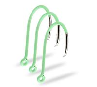 Articles De PêChe Hameçon de pêche Circulaire Lumineux, décalage Gauche, 10 Tailles, Paquet 4 à pièces, hameçon for Carpe, matériel en mer Nuit éQuipement De PêChe(Size5 x 8 pcs)