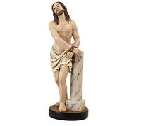 Articles religieux par Paben Statue Jésus-Christ lié colonne en résine cm.14 crèche pascale