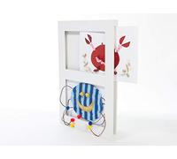 Articulate Gallery - Cadres d'art pour enfants A4 - Cadre double blanc A4 - Cadre d'affichage double pour œuvres d'art des enfants - Cadre 48 x 35 cm - Projets artistiques pour enfants, école