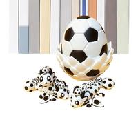 Articulated Dragon Figurine, 3D Printed Fidget Toy, Small Dragon in Egg for Creative Play, Flexible Segmented Body with Detailed Scales, Desktop Decoration Piece, Gift Idea for Kids Teens Adults