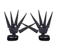 Articulated Fingers - 13.39in Skeleton Claws | Scary Skeleton Claws Hands Flexible Fingers | 2-Pack ABS Costume Accessory Cosplay Props for Men Women Halloween Role Play Haunted House Party