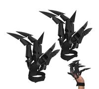 Articulation du doigt effrayant - Classes en os squelette, accessoires d'horreur articulés | Extensions articulées réalistes, le costume effrayant imprimé en 3D présente la décoration