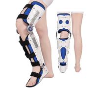 Articulée De Genou Orthèse De Soutien De La Jambe Orthèse De Fixation De L'articulation du Genou Support Articulé Genou - Pied pour Récupération des Blessures du Genou Right,L