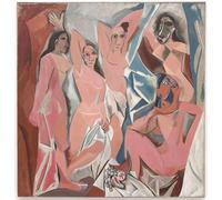 ARTICULOZY Impression giclée roulée - Les_Demoiselles_d'Avignon - 76,2 x 101,6 cm - Décoration murale sur toile