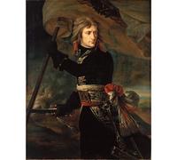 ARTICULOZY Impression sur toile décorative roulée - Gros - Napoléon Bonaparte - 76,2 x 101,6 cm | Reproduction aux couleurs vives | Art décoratif durable et durable