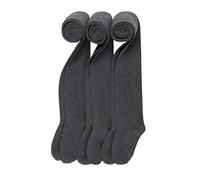 artie Lot de collants opaques en coton pour filles et bébés de 3 à 4, 5 à 6, 7 à 8, 9 à 10, 11 à 12 ans, gris foncé, 5 ans