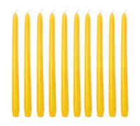 Artif 10 Bougies Jaune Chandelier 25 cm, Bougie Flambeau, diam. de Base 2,2cm