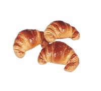 Artif-déco-mag.com - Croissant artificiel en lot de 3 en Plastique soufflé L 120x80 mm