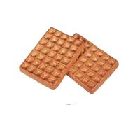 Artif-déco-mag.com - Gaufre artificielle en lot de 2 en Plastique soufflé L 120x90 mm