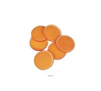 Artif-déco-mag.com - Tranches d Orange Artificielle en Lot de 6 en Plastique soufflé D 60 mm
