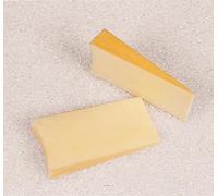 Artif-déco-mag.com - Tranches de Fontina Fromage en Lot de 2 Plastique soufflé L 160x75 mm