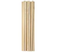 Artif Lot de 10 bâtons en Bois carré, Longueur 30 cm, diam. 0,8 cm, tiges bâtonnets macramé