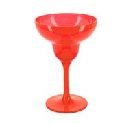 Artifetes 12 Verres à Cocktail Réutilisables, 265ml, Plastique, Rouge