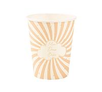 Artifetes 8 GOBELETS Carton Doux BÉBÉ 25CL Camel