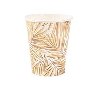 Artifetes 8 GOBELETS Carton Exotique Tropical Party 25CL