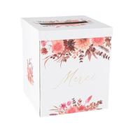 Artifetes Arty Fetes Factory - URNE Carton Merci Temps Amour Floral 21X25CM