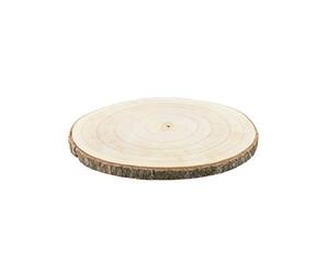 artifêtes Centre De Table rondin Bois Naturel 30 cm