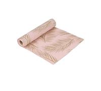 artifêtes Chemin De Table Lin Fougère Rose et Or 28 cm