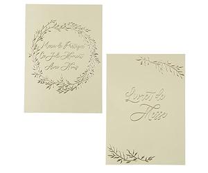 Artifetes Générique - 10 LIVRETS DE MESSE JOLIS BRINS 15X21CM VERT SAUGE