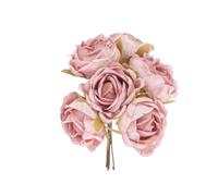 Artifetes Générique - 6 TIGES Rose Artificielle 10CM Vieux Rose