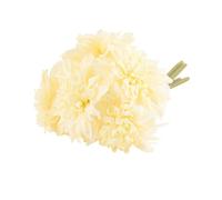 Artifetes Générique - Bouquet 5 Dahlias ARTIFICIELS 27CM Jaune PÂLE