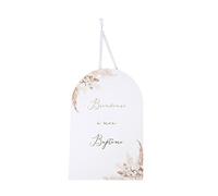 Artifetes Générique - Pancarte Bienvenue Pampa Fleur DE Coton 25X38CM