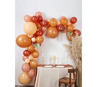 ARTIFETES Kit arche de 70 ballons boho avec pampa et feuilles séchées, Taille unique